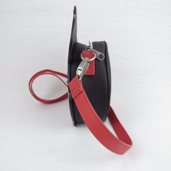 Minnie Mouse Child Purse With Adjustable Strap Minnie Face Zipper Closure - Picture 6 of 16